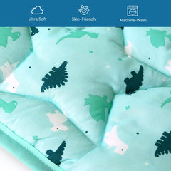 SPRINGSPIRIT Play Mat with thick soft padding provides comfortable tummy time.