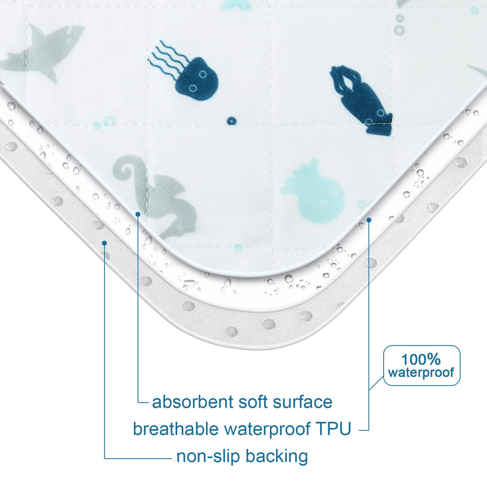SPRINGSPIRIT 27x38 inch bed pad covers from toddler to twin beds.