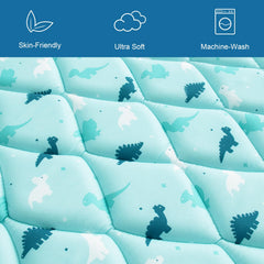 SPRINGSPIRIT back anti-slip layer keeps mat stable during playtime.