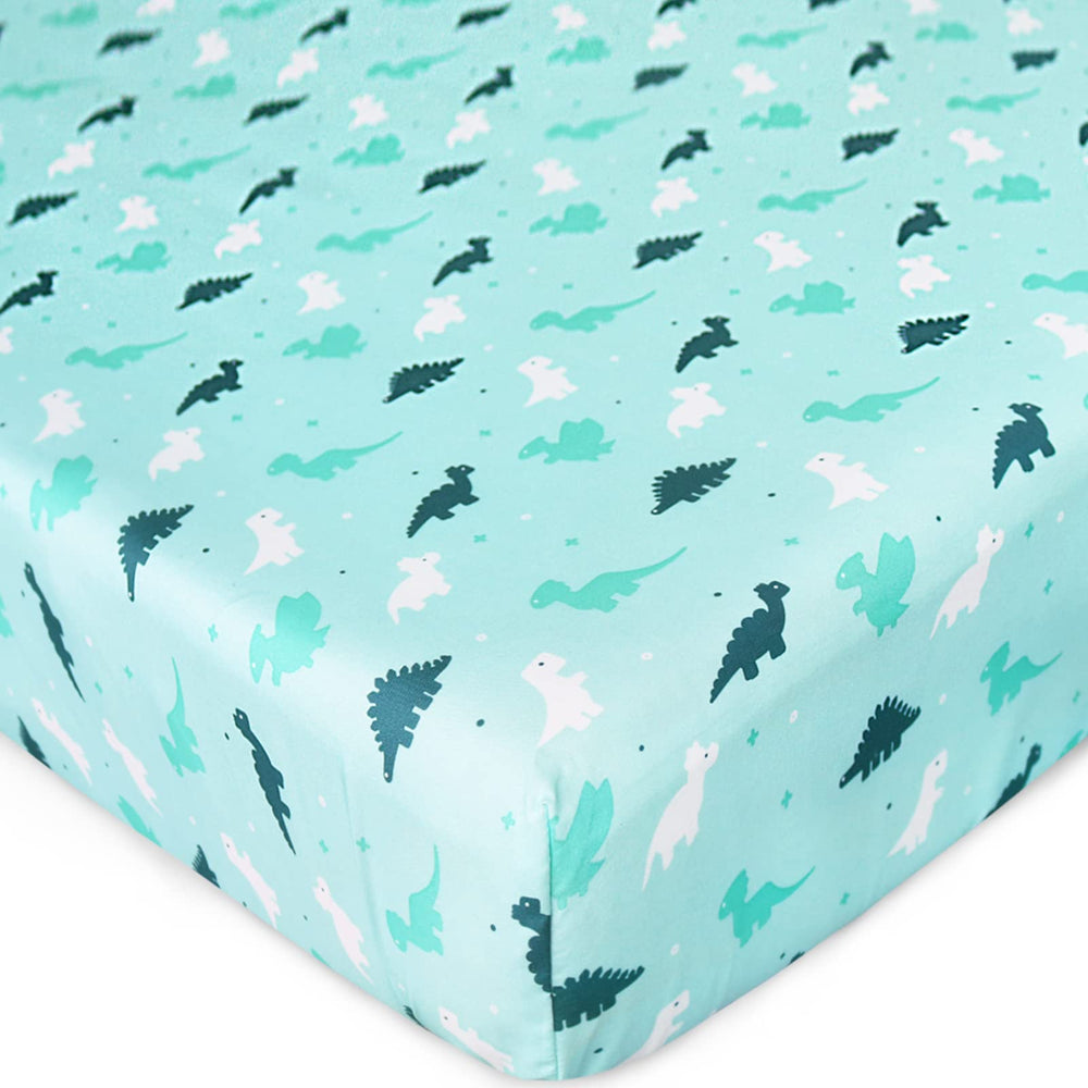 SPRINGSPIRIT ocean crib sheet packaged, ideal for gifting and new parents