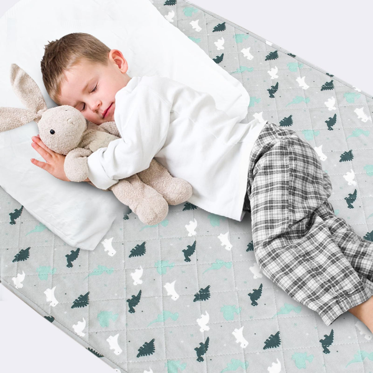 SPRINGSPIRIT potty pad with absorbent surface ready for quick cleanup of accidents.