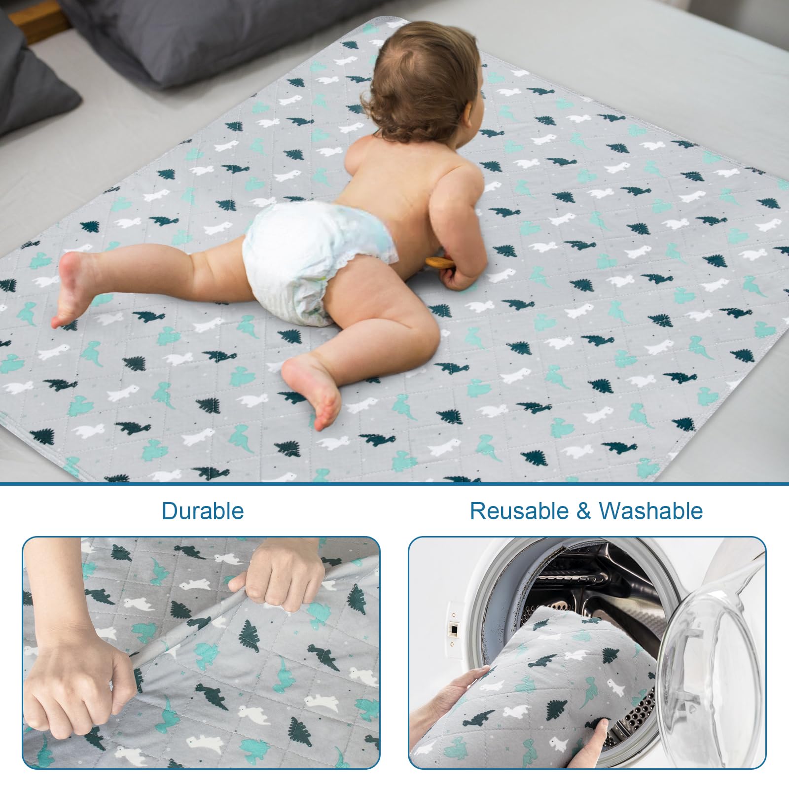SPRINGSPIRIT bed pad fits toddler to most twin beds for versatile use.