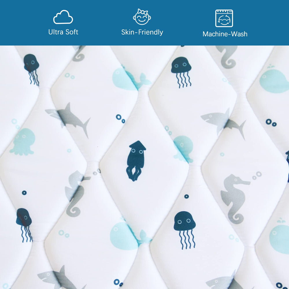SPRINGSPIRIT Premium Foam Baby Play Mat crawling scene showcases safe, stable space for early movement.