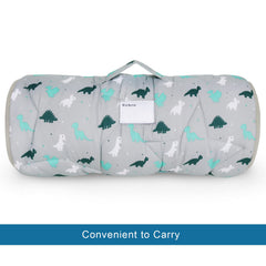SPRINGSPIRIT Nap Mat gray ready for school, ideal for preschool or daycare.