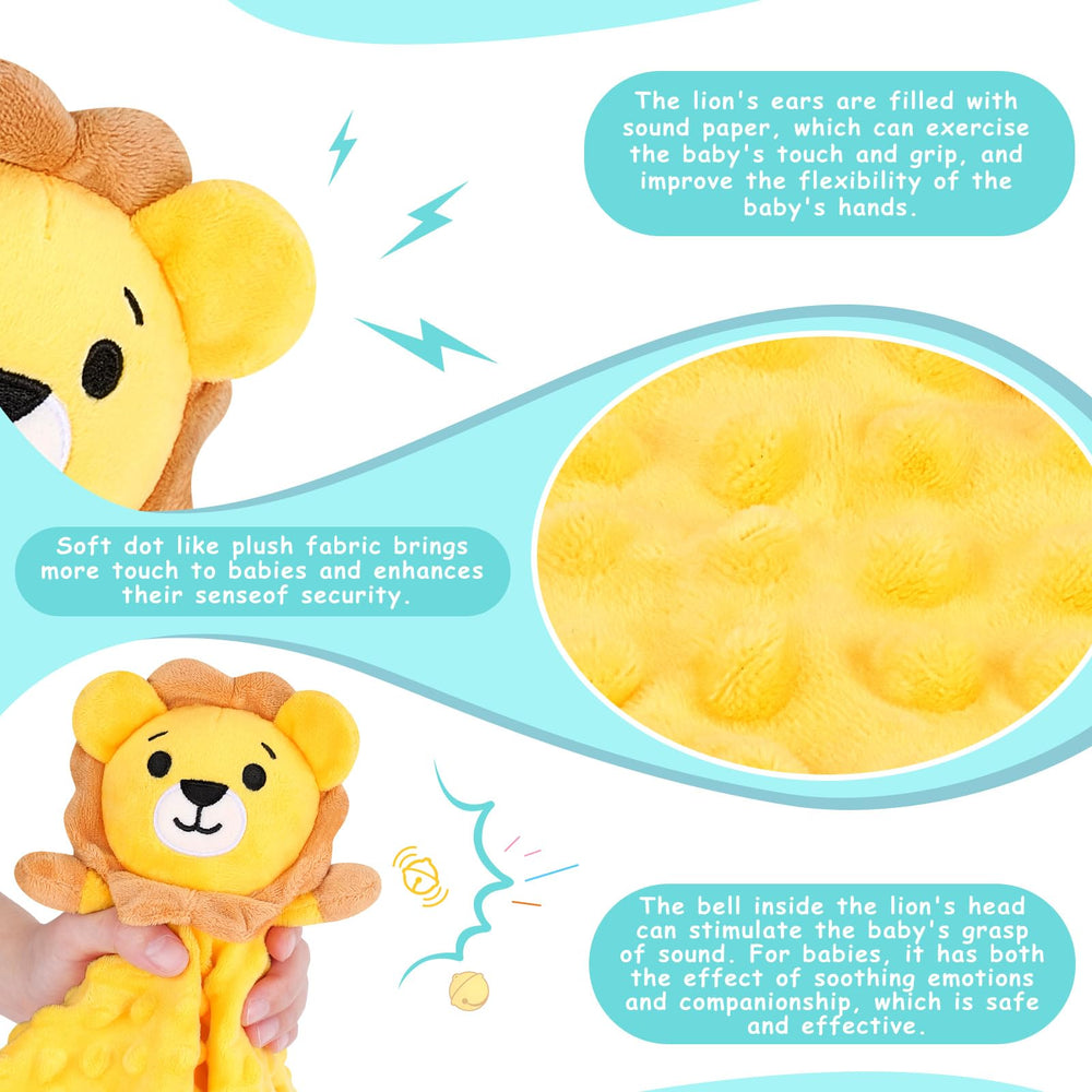 Sprinqdawin Lovey Lion 12in size fits tiny hands.