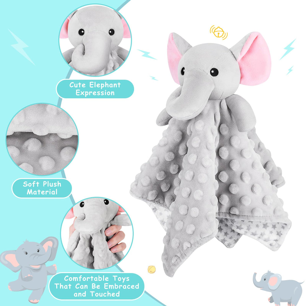 Sprinqdawin Lovey Elephant in stroller supports soothing transitions during outings.
