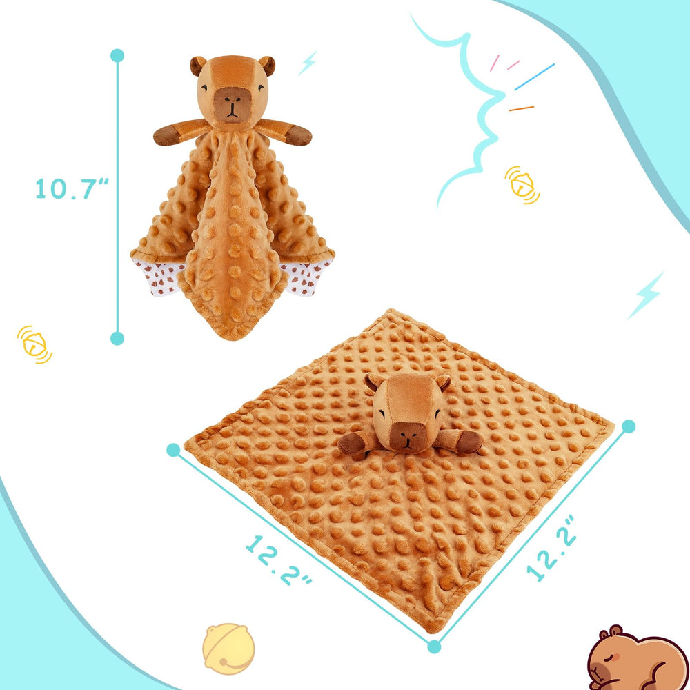 Sprinqdawin Loveys Capybara close up highlights cozy texture for tactile play
