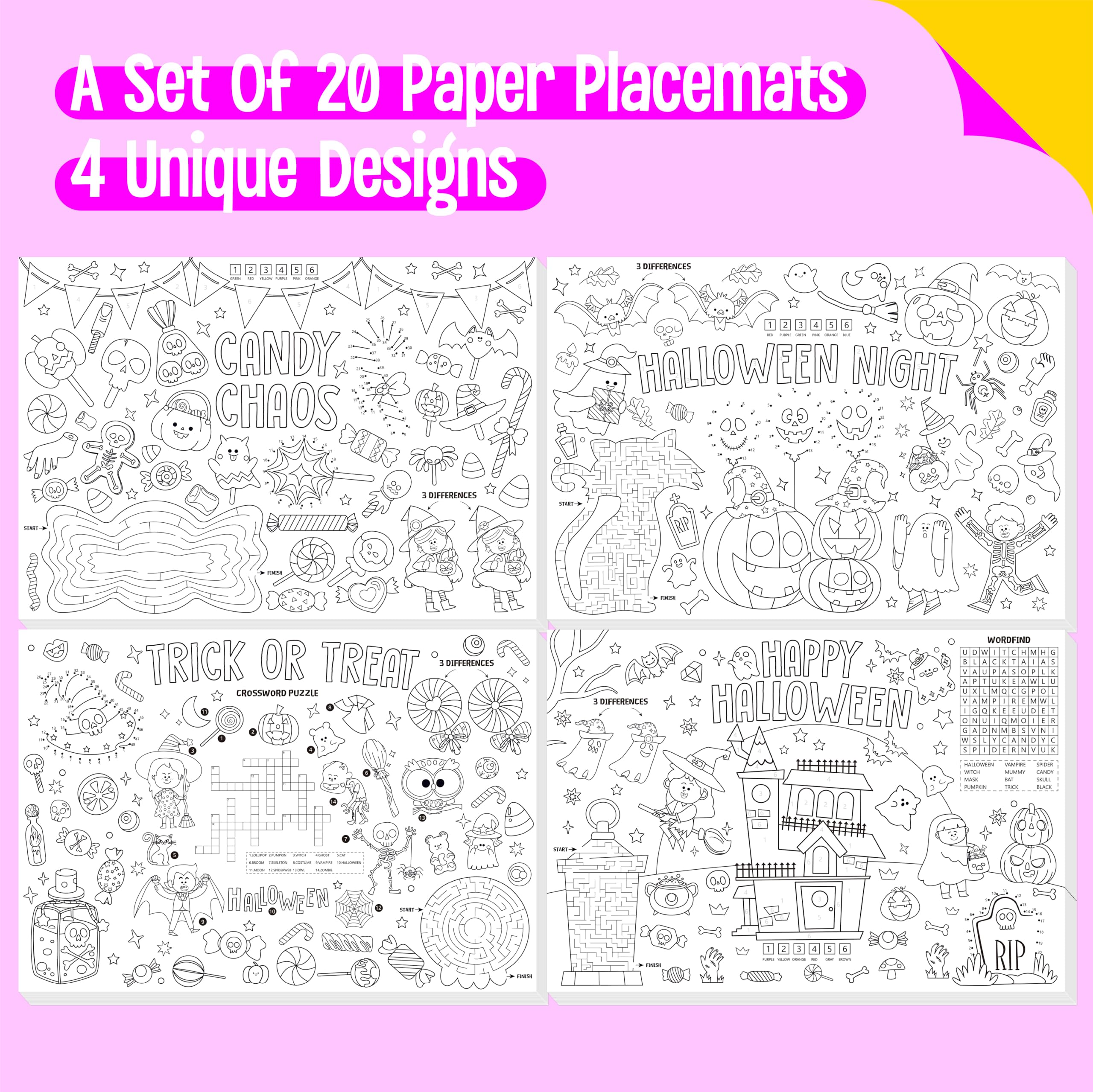 SpriteGru Halloween stickers add whimsy and craft potential to coloring sheets