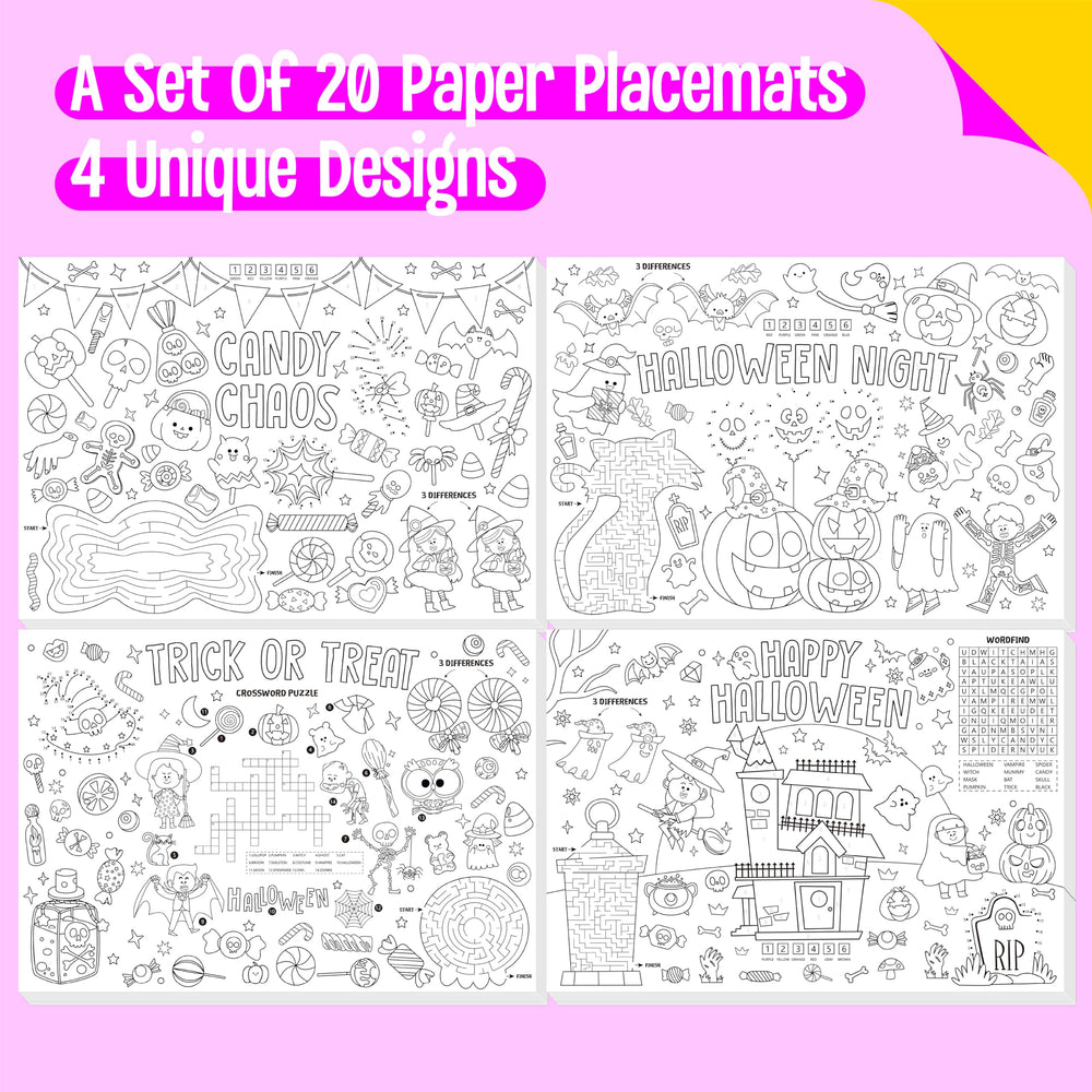 SpriteGru Halloween stickers add whimsy and craft potential to coloring sheets