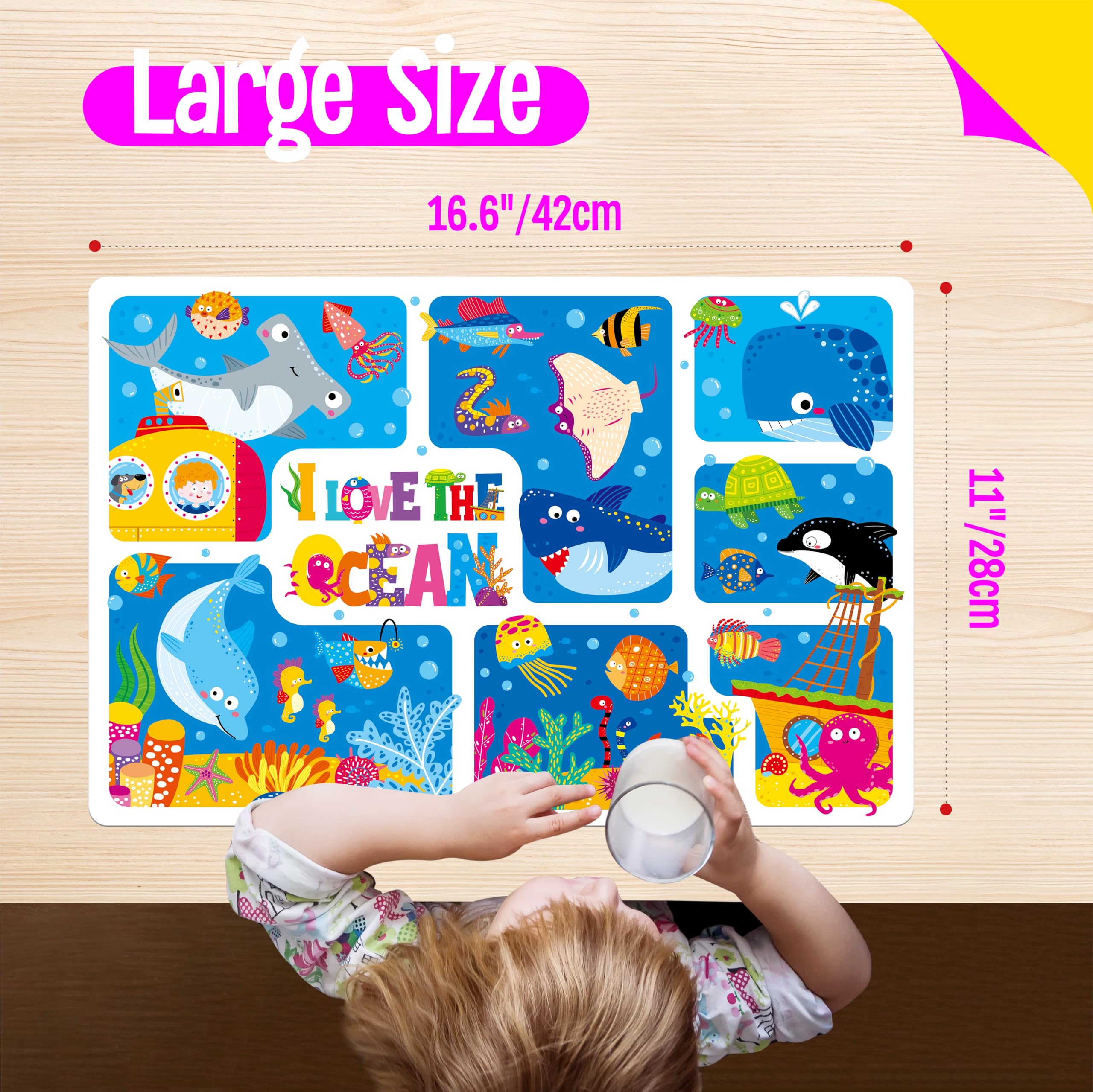 SpriteGru placemats universe design sparks curiosity and imaginative table time