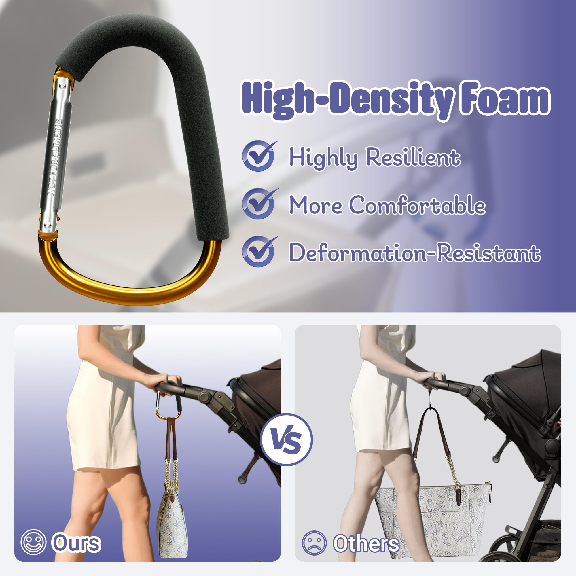 Sprookber universal-fit-strollers anchors securely on most handles for busy days.