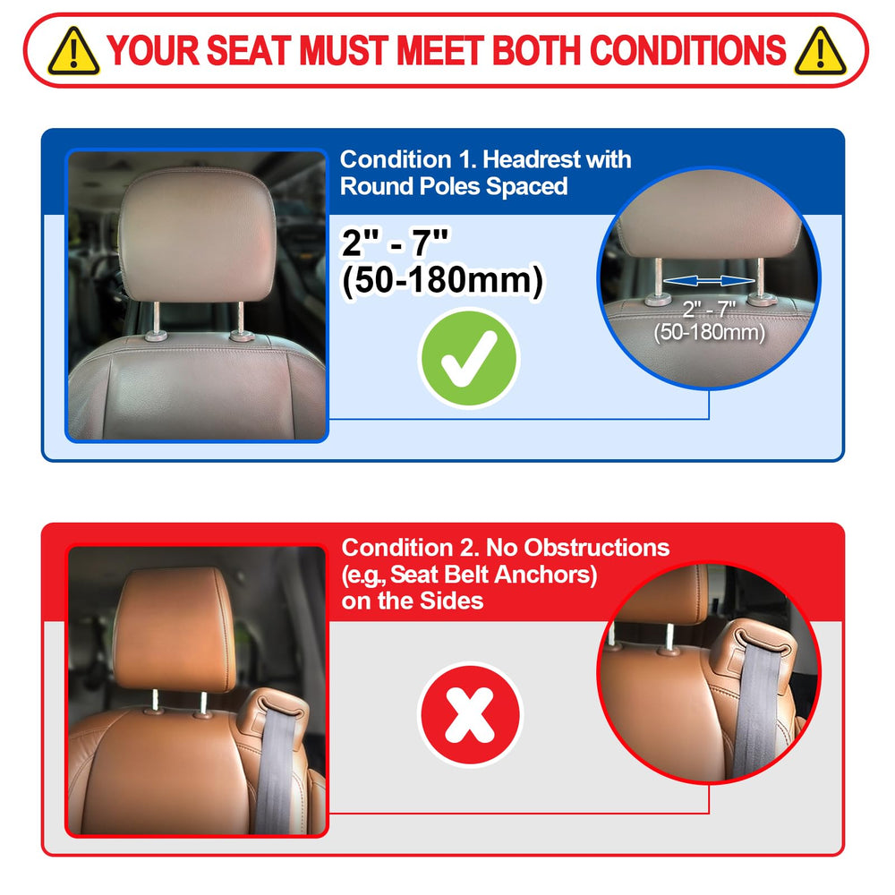 Spurtar car headrest pillow uses ABS fabric for premium breathability