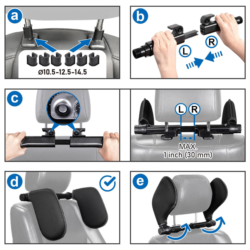 Spurtar headrest pillow compatibility chart helps confirm fit before purchase