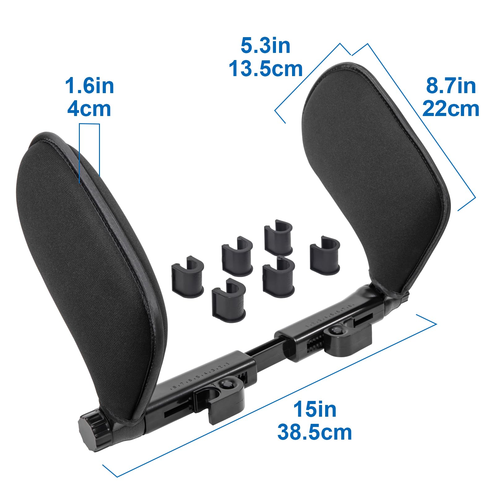 Spurtar headrest pillow securely fixed to prevent slipping during drive