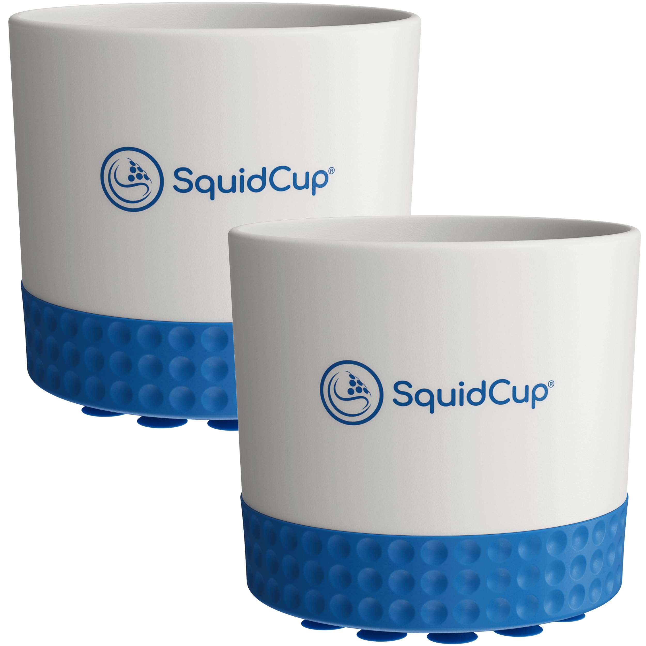 SquidCup anti-spill action demonstrates stability on boats and RVs during trips.