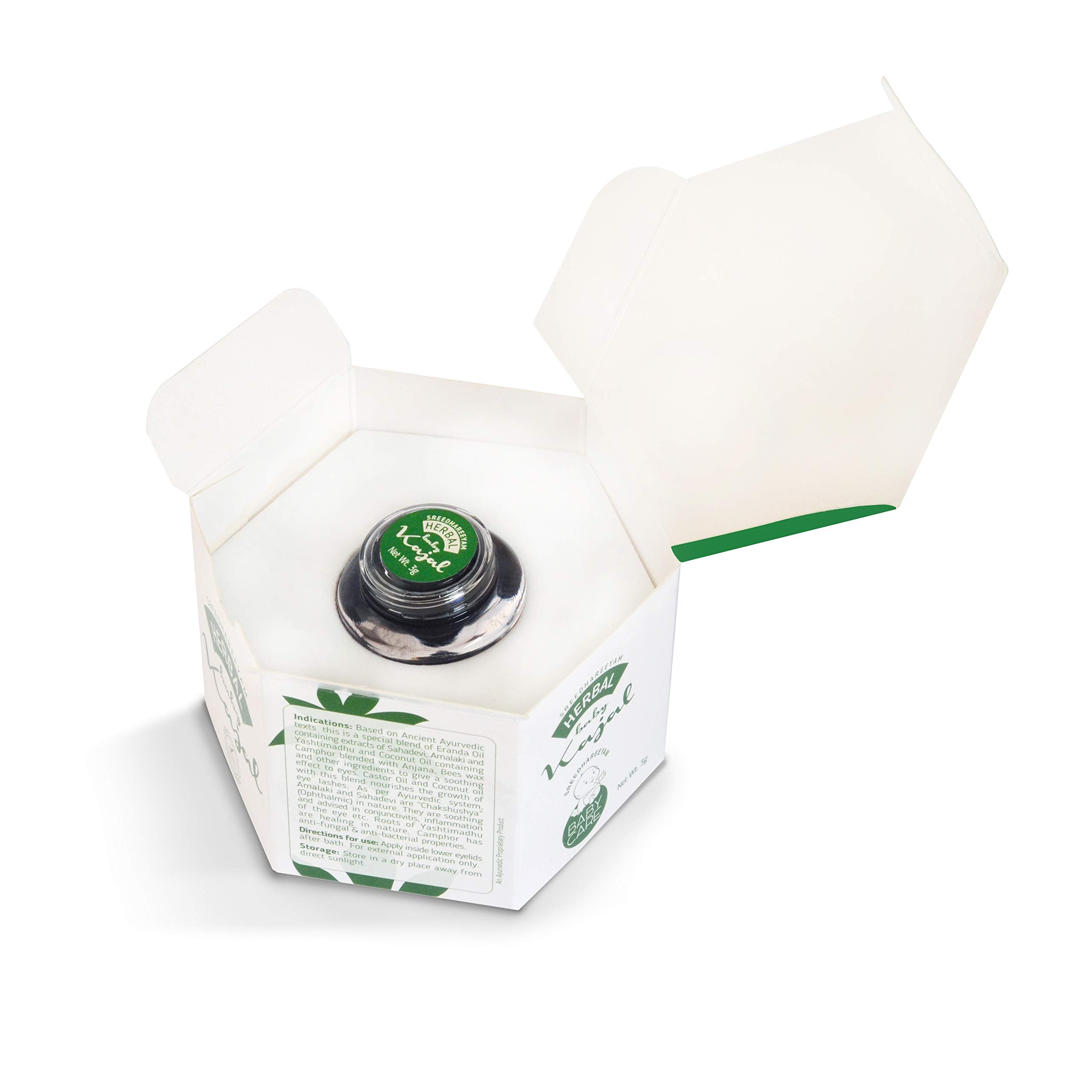 Gooseberry ingredients are showcased in the herbal kajal blend
