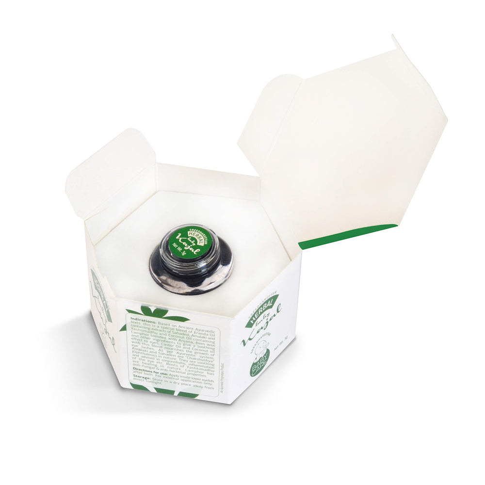 Gooseberry ingredients are showcased in the herbal kajal blend