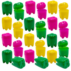 Srenta neon tooth saver rainbow-case bright colors for classroom giveaways.