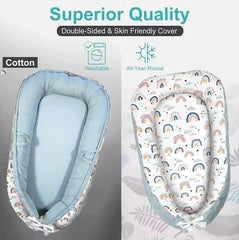 SSKFerier Baby Lounger Cover removable pillowcase for easy cleaning.