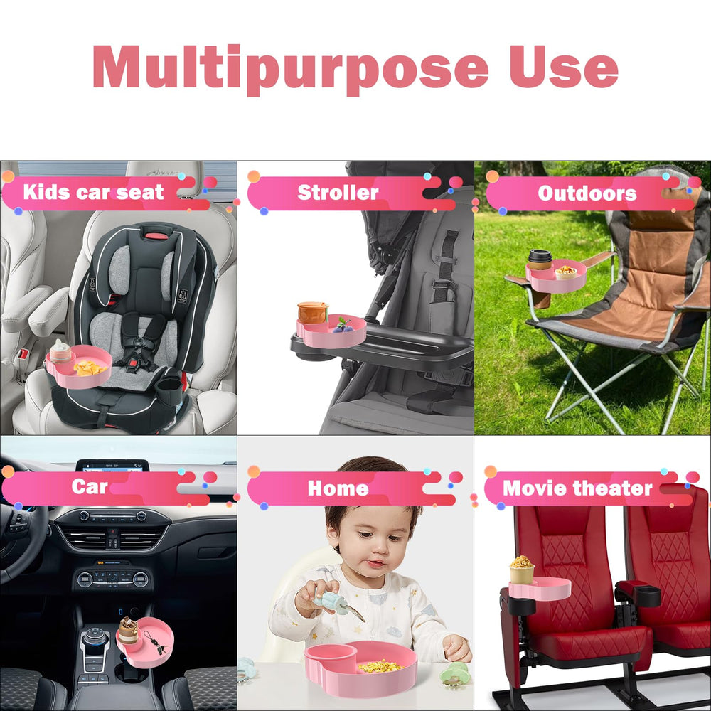 SSPONT spill-proof edge keeps snacks contained during car rides