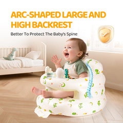 SSyang inflatable baby seat with dinosaur ears for interactive squeaks