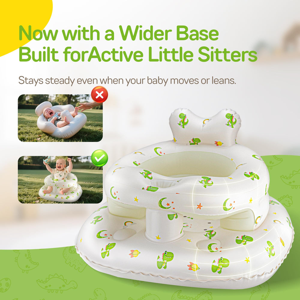 SSyang large-base stability keeps babies upright during playful sessions.