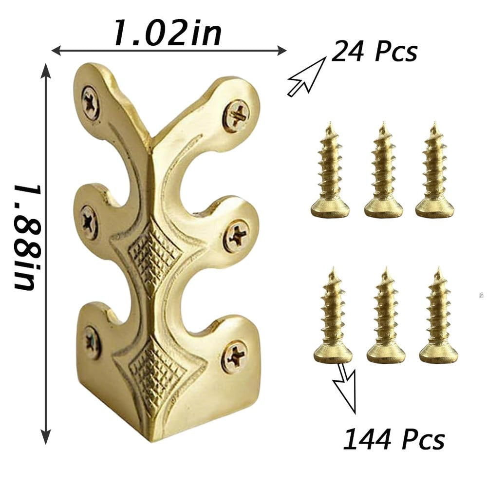 SSYHQAX baseboard corner protectors golden finish highlighting stylish furniture protection