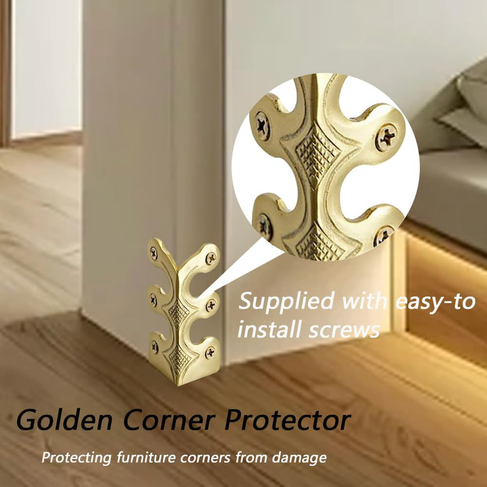 SSYHQAX screws-included corner protectors for quick secure mounting