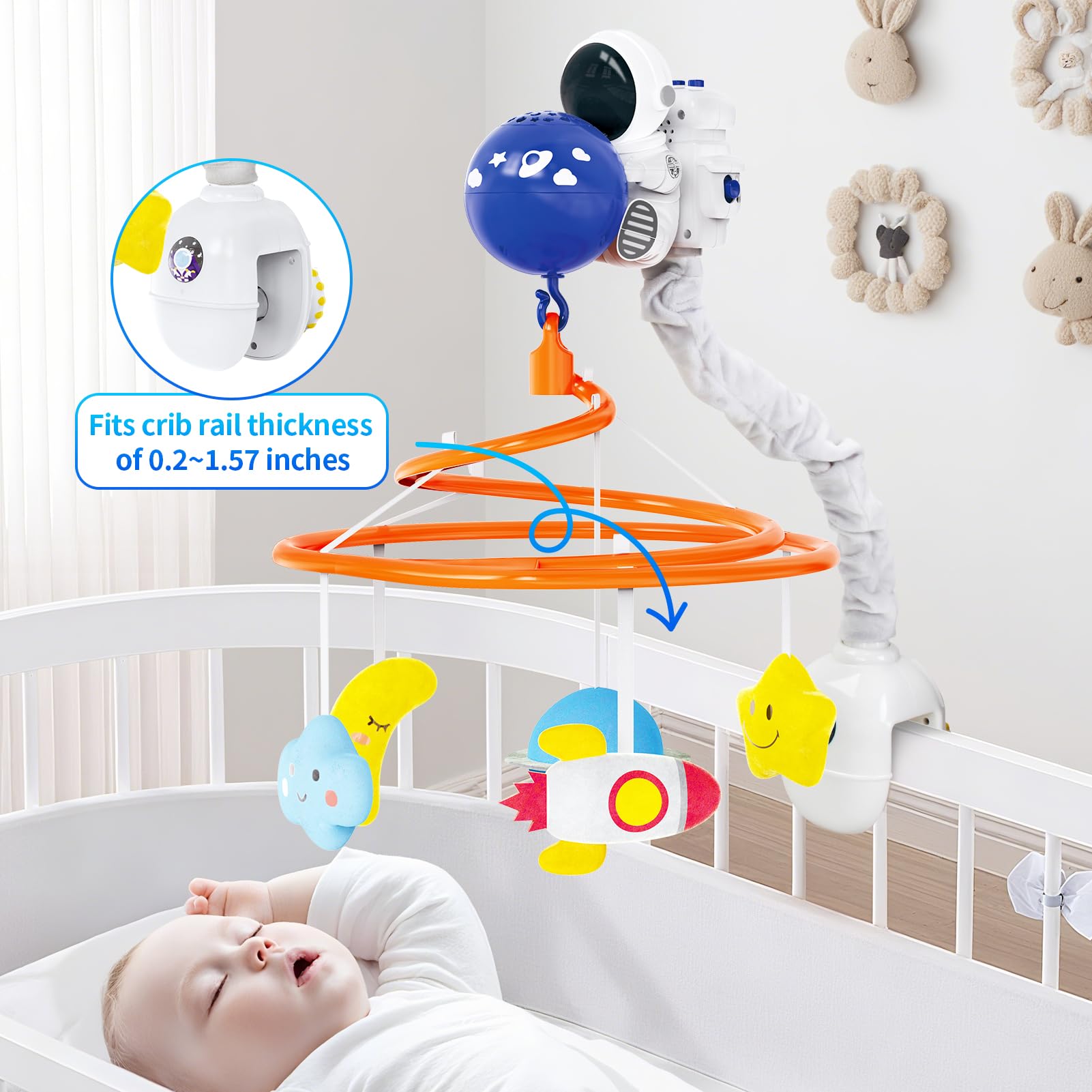STAPAW easy installation design fits most cribs for quick setup.