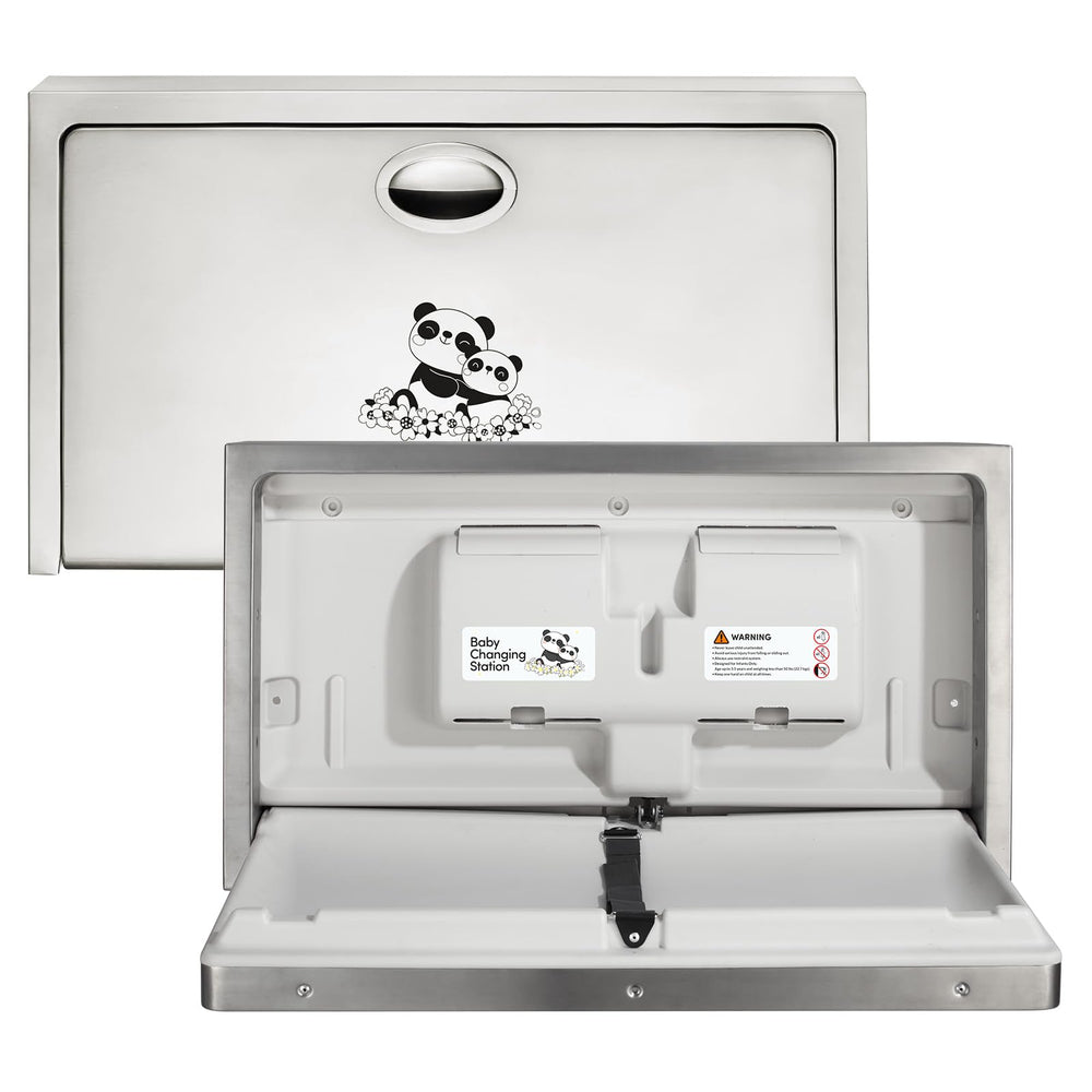 Stardrix Panda Care front view shows durable stainless-steel construction for busy public restrooms.