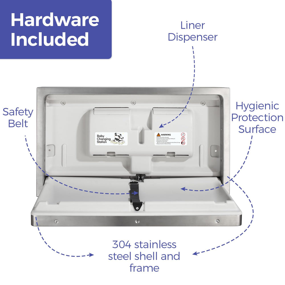 Stardrix Panda Care liner dispensers closeup emphasizes convenient sanitary liner access.