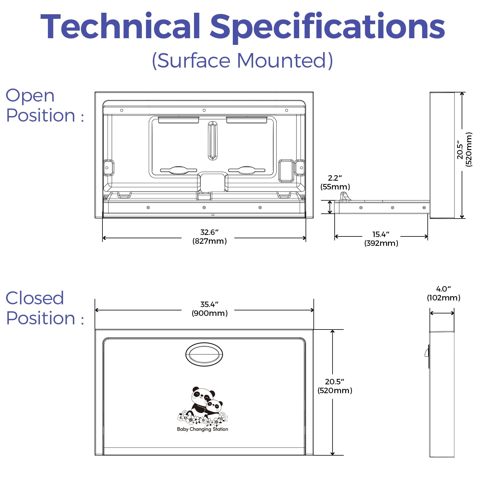 Stardrix Panda Care mounted hardware highlights easy, reliable installation for public restrooms.