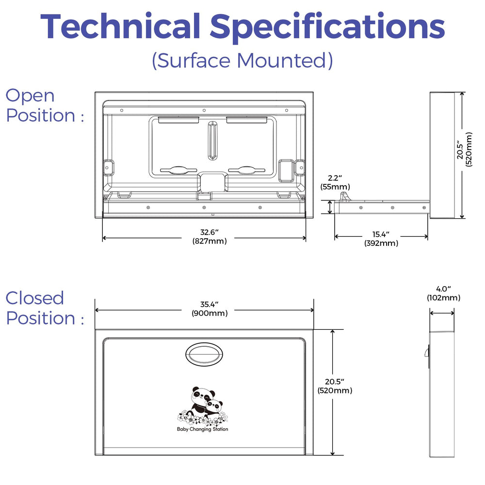 Stardrix Panda Care mounted hardware highlights easy, reliable installation for public restrooms.