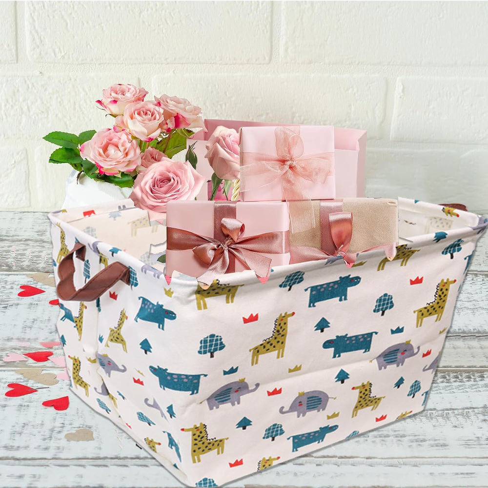StarHelper versatile bin ideal for closet organization and baby gear storage.