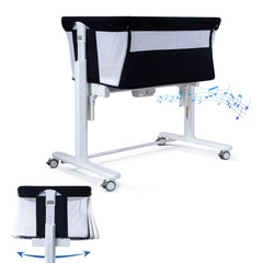 Staroyal Electric Bassinet front view highlighting compact, space-saving design for nurseries.