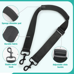 Starry ergonomic pad cushions the shoulder for comfortable crossbody wear