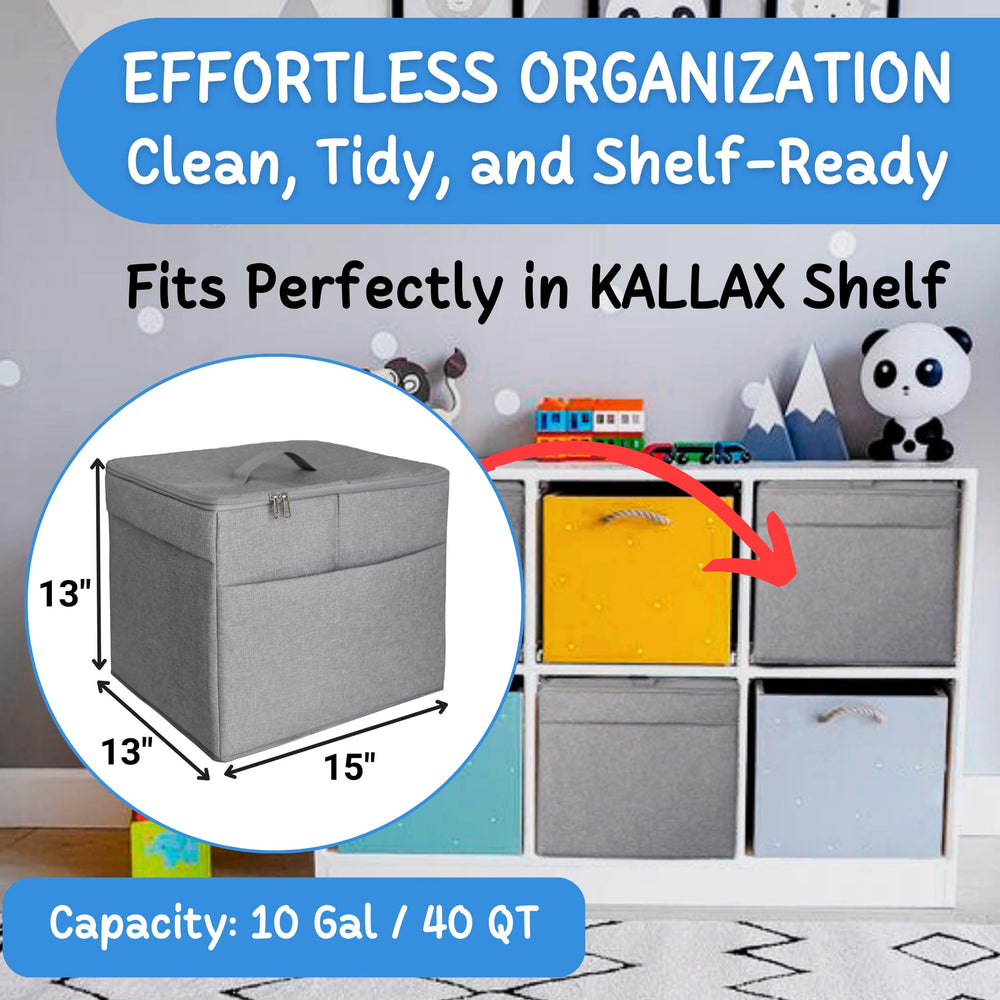 STARSIKO XL safety-focused bin uses non-toxic fabric for worry-free playtime.