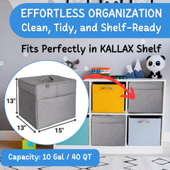 STARSIKO XL safety-focused bin uses non-toxic fabric for worry-free playtime.
