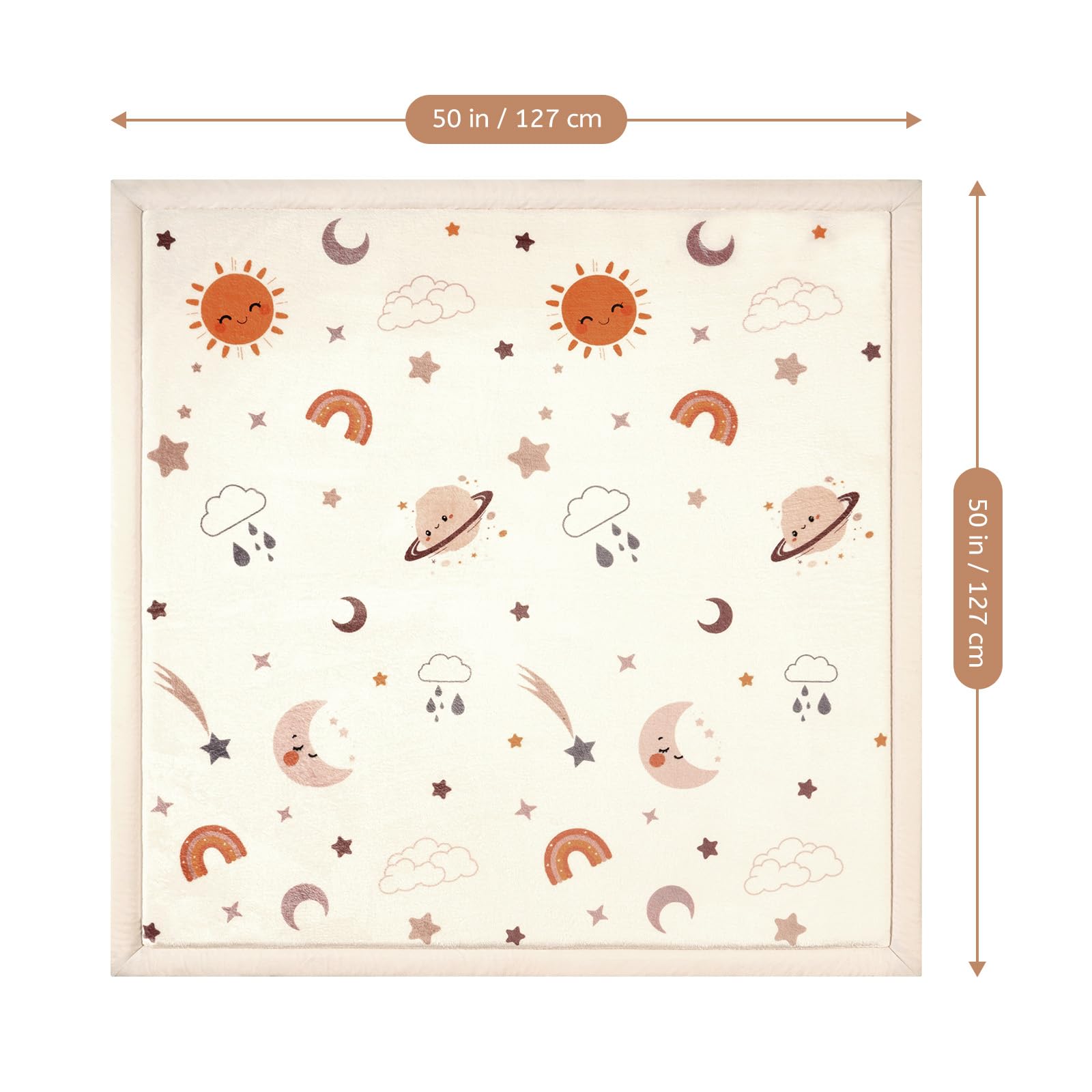 STARUIA Baby Play Mat doubles as a soft pet corner mat.