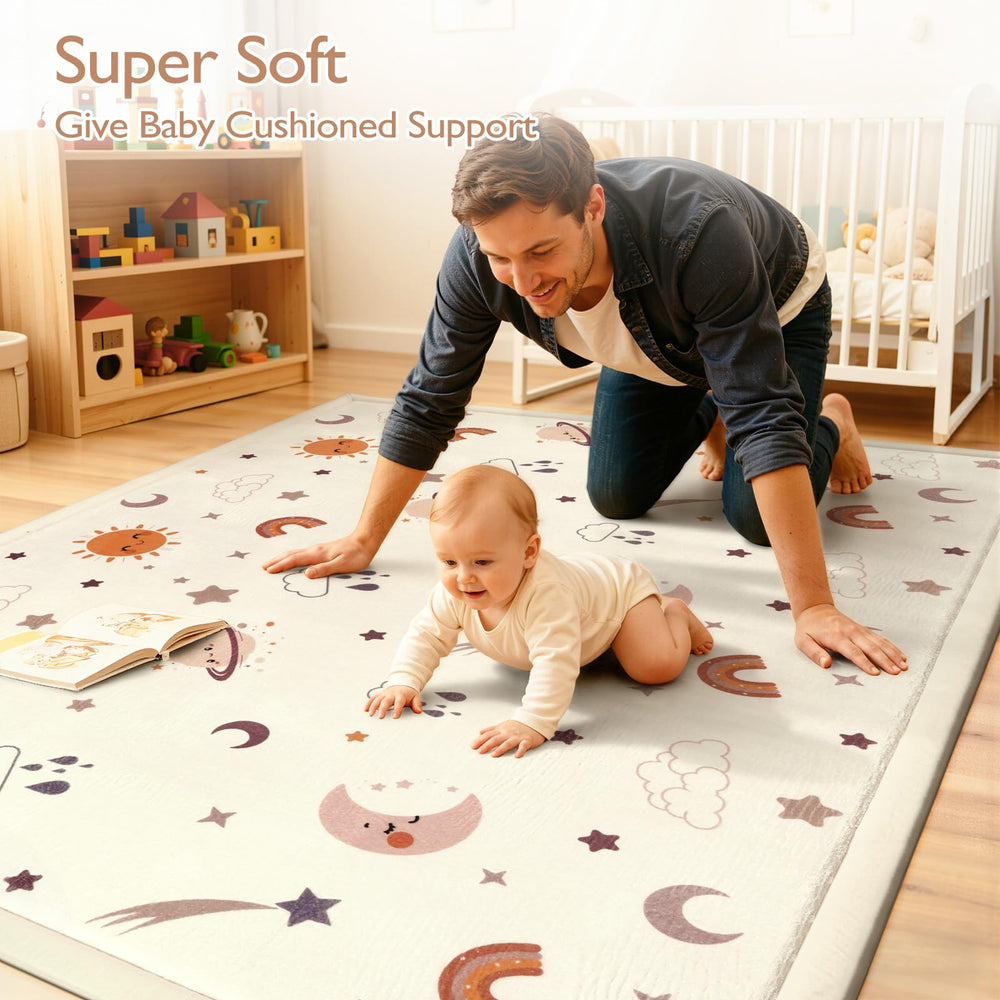 STARUIA Baby Play Mat pet-corner idea offers cozy resting space for small pets.