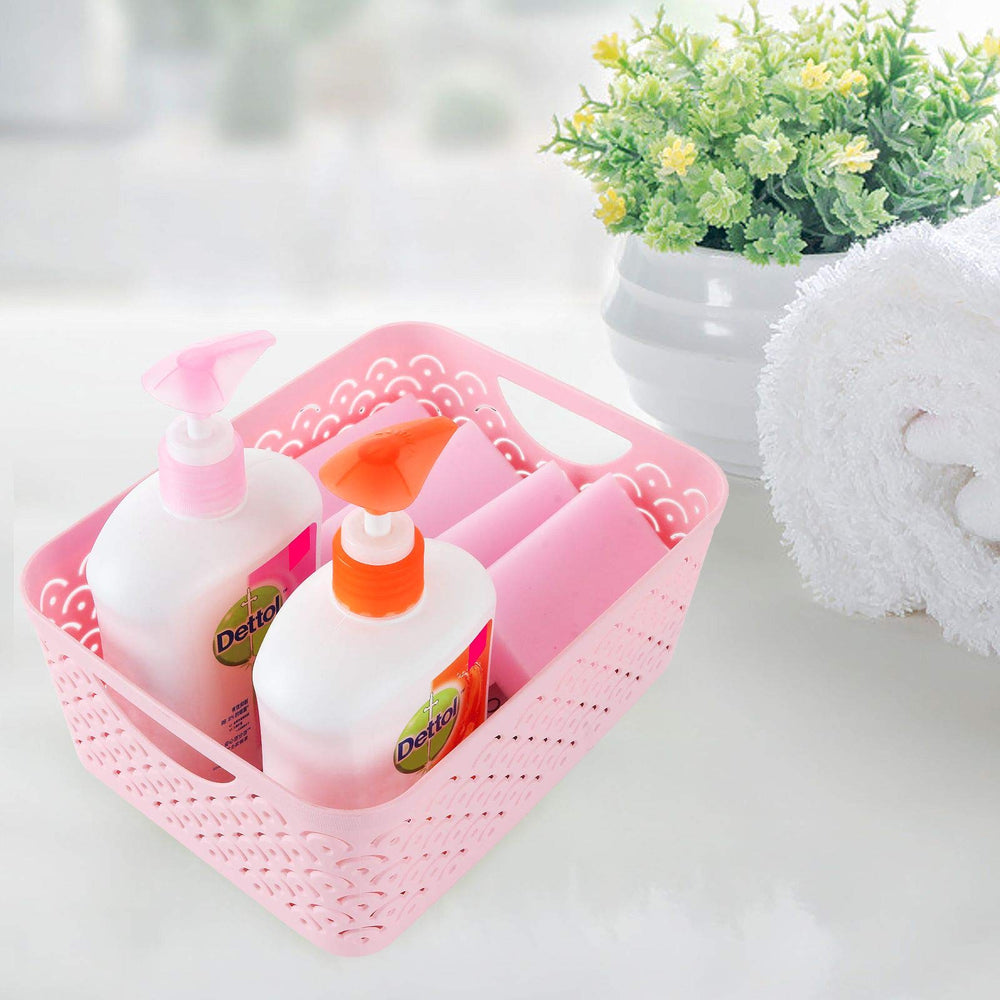 STARVAST 5-pack baskets ideal for kitchen and bathroom organization and quick cleanup.