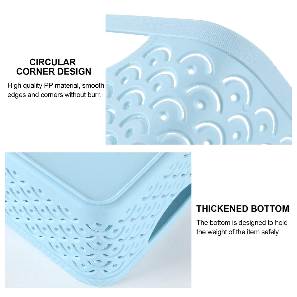 STARVAST stackable baskets create a neat shelf or closet in minutes.