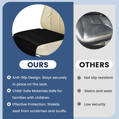 Starwicoo universal-fit protector fits most rear or forward-facing seats for families.