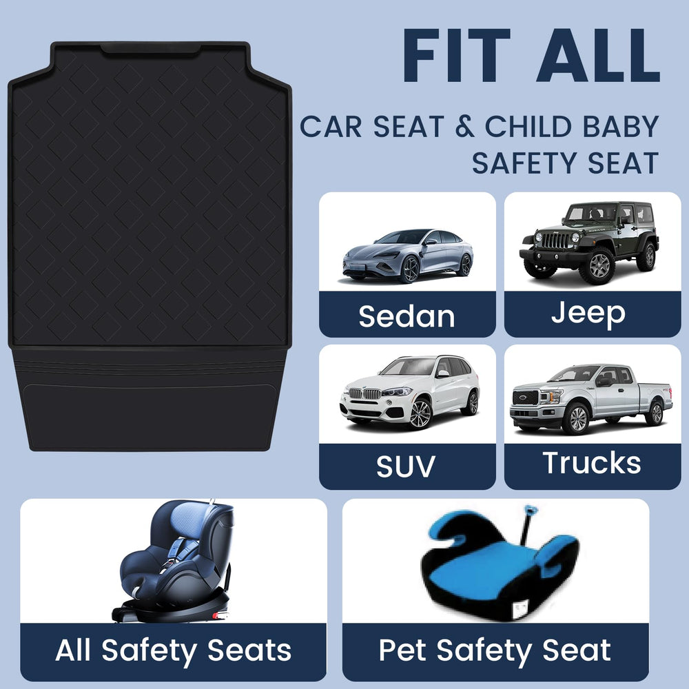 Starwicoo universal-fit car seat protector fits most seats for families on the go.
