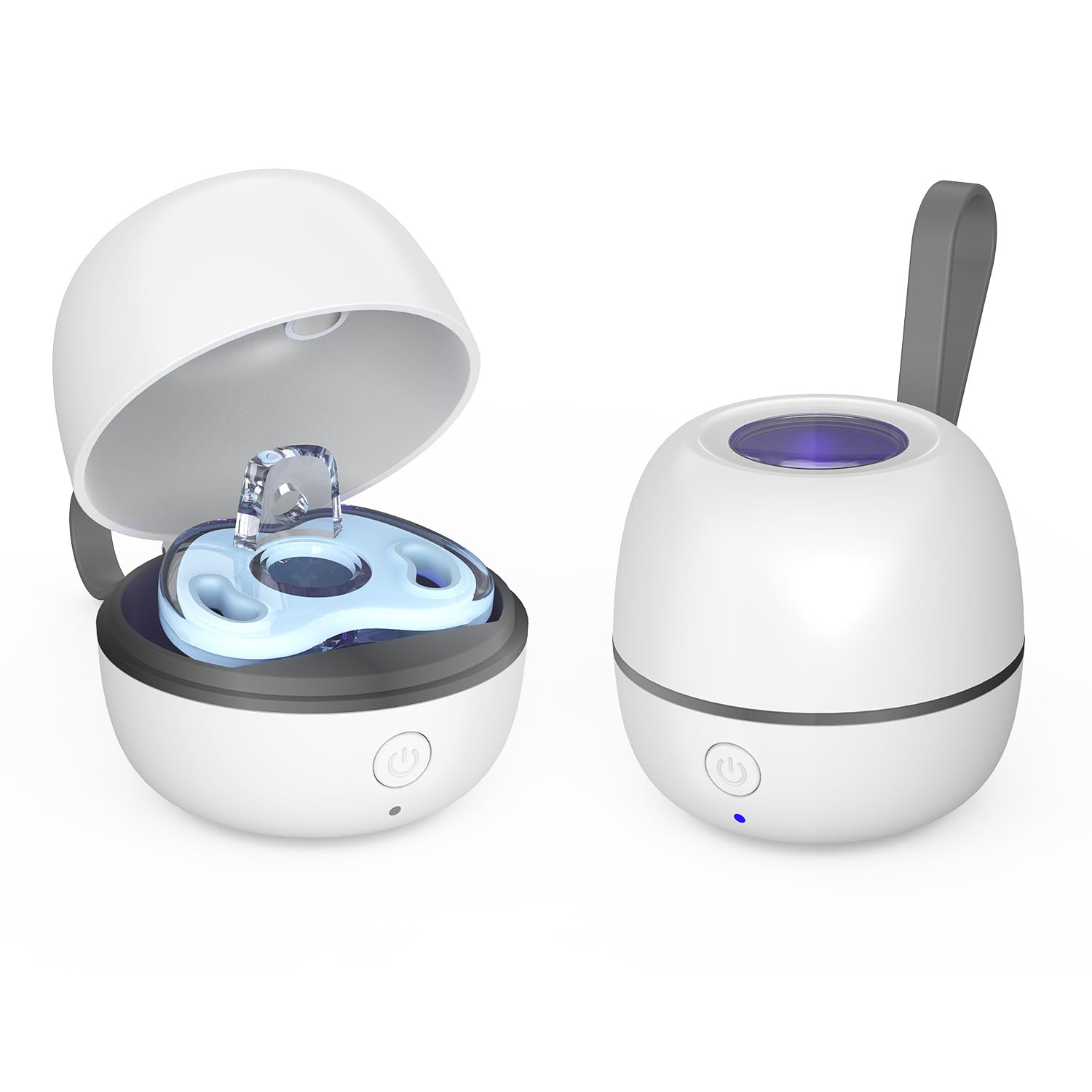 StarWin pacifier sanitizer case UV lamp beads deliver quick on-the-go cleaning