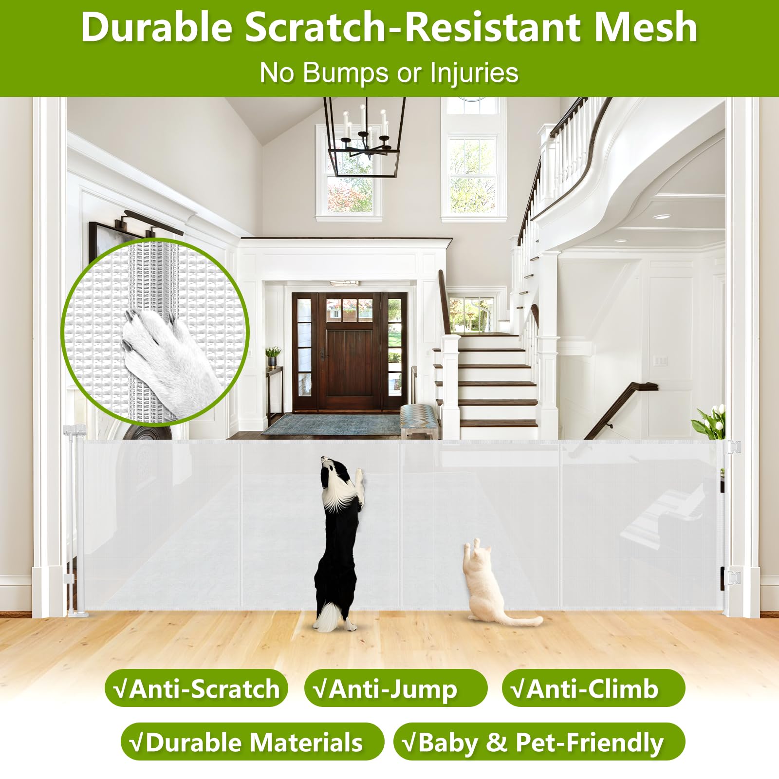 Stcockis baseboard-adjustable-fit ensures secure baseboard mounting without damage.