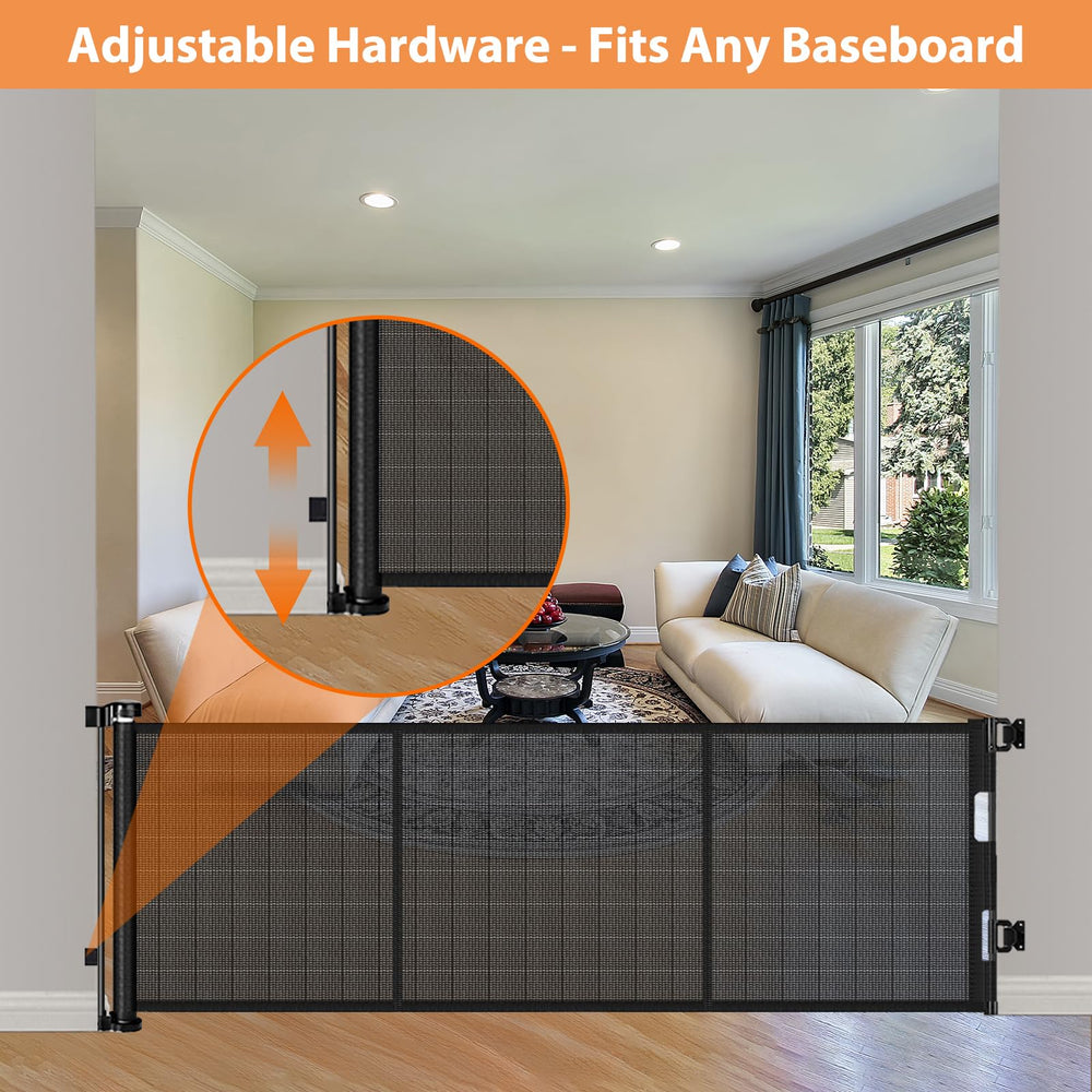 Stcockis adjustable baseboard hardware fits varied floors for quick, damage-free installation.