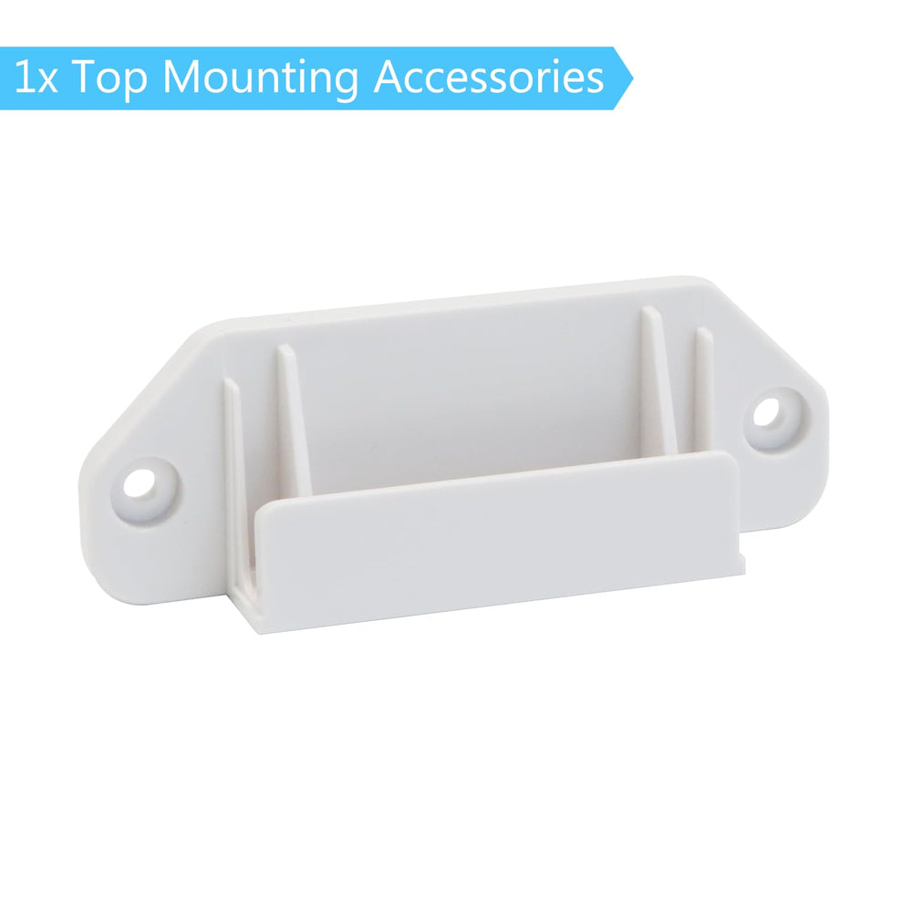 Stcockis bottom mounting bracket ensures stable, level setup for doorways and openings.