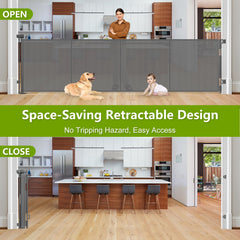 Stcockis indoor-outdoor gate is waterproof and rustproof for versatile use.