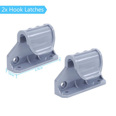 Stcockis reinforced gate big latch providing strong closure for safety